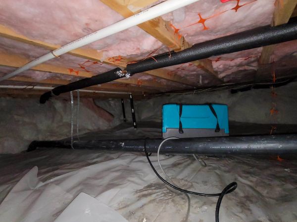 Crawl Space Water Remediation in Stuart