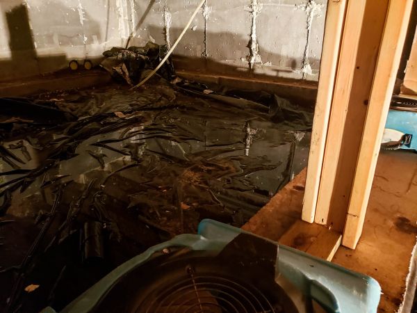Crawlspace Water Cleanup in Stuart